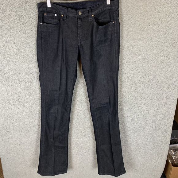 Ralph Lauren Jeans Women 30 Blue Dark Wash Bootcut 867 Denim Made In USA - Picture 1 of 11